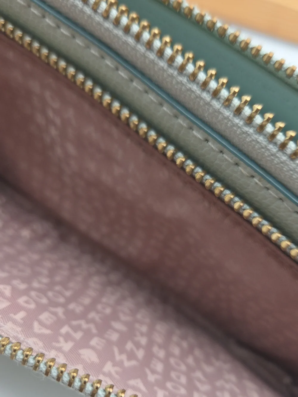 Kate Spade Sage Green Wallet Zip Around Clutch